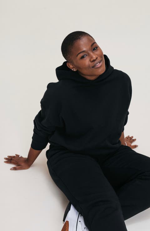 Women's Organic Cotton Teddy Oversized Hoodie