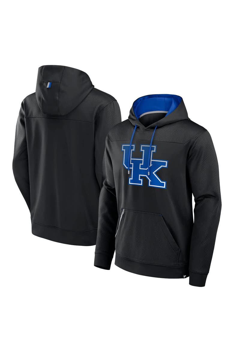 Men's Fanatics  Black Kentucky Wildcats Defender Dot Faded Primary Pullover Hoodie, Main, color, Black