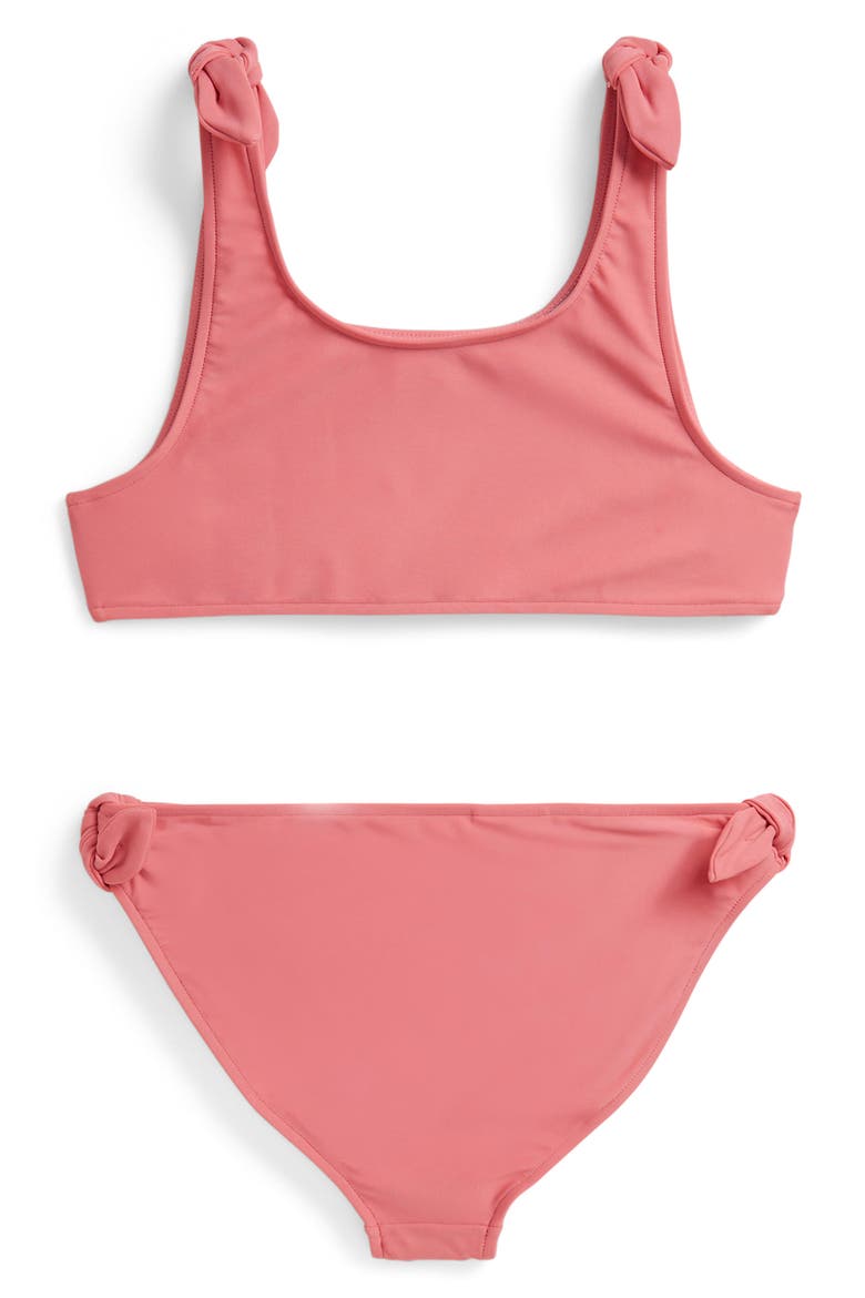 Kids' Two-Piece Swimsuit, Alternate, color, DESERT ROSE