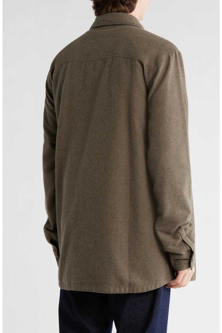 Halfway There Shirt Jacket, Alternate, color, DARK OLIVE