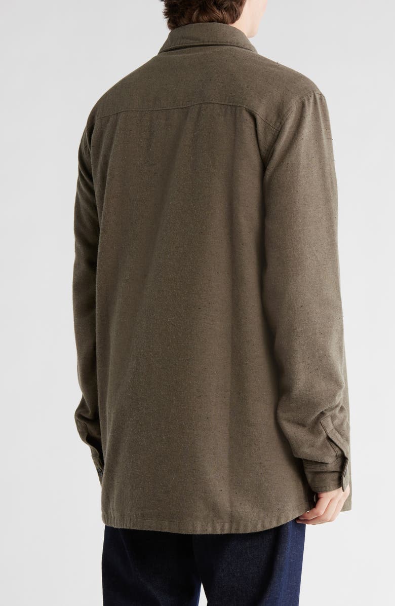 TravisMathew Halfway There Shirt Jacket, Alternate, color, Dark Olive