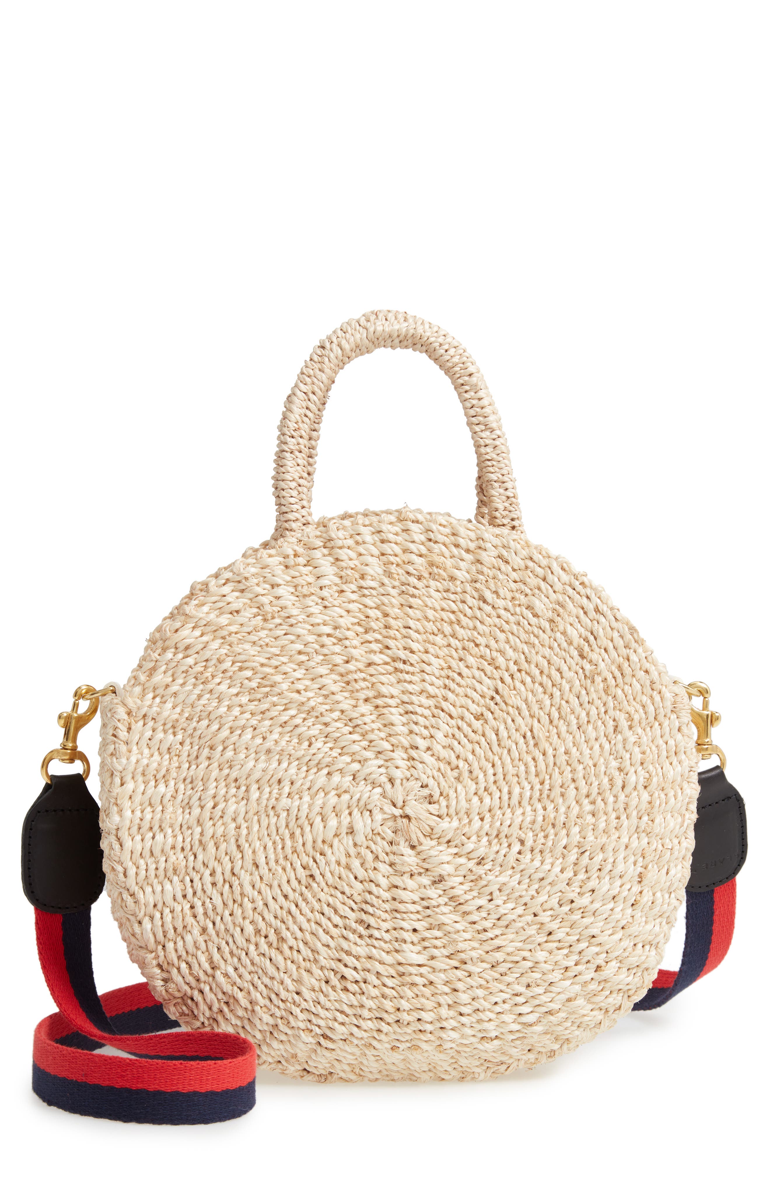 Clare V. Moyen Alice Woven Sisal Bag, Main, color, 