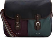 Barbour x Paul Smith Tarras Waxed Cotton Messenger Bag