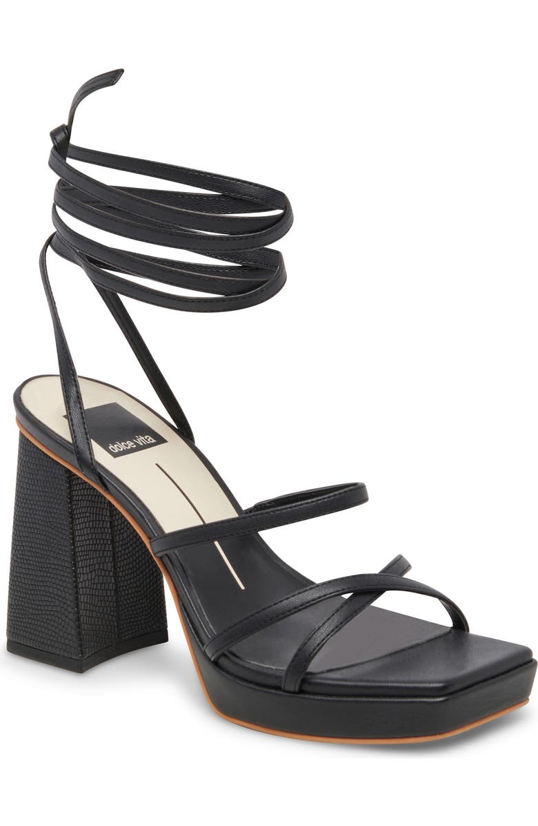 Dolce Vita Amanda Ankle Tie Block Heel Sandal, Main, color,