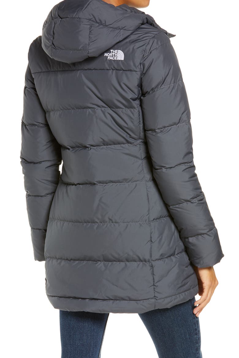 Gotham 550 Fill Power Down Hooded Parka, Alternate, color, VANADIS GREY