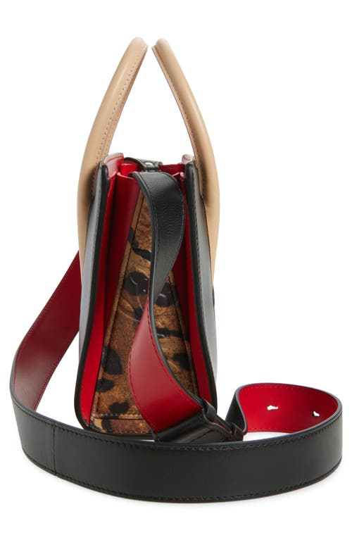 Christian Louboutin Mini Paloma Leather Satchel In Multi
