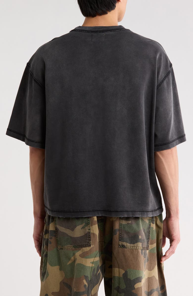 DIET STARTS MONDAY Give 'em Hell Cotton Graphic T-Shirt, Alternate, color, Vintage Black