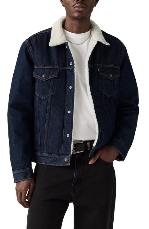 Type III Fleece Lined Denim Trucker Jacket