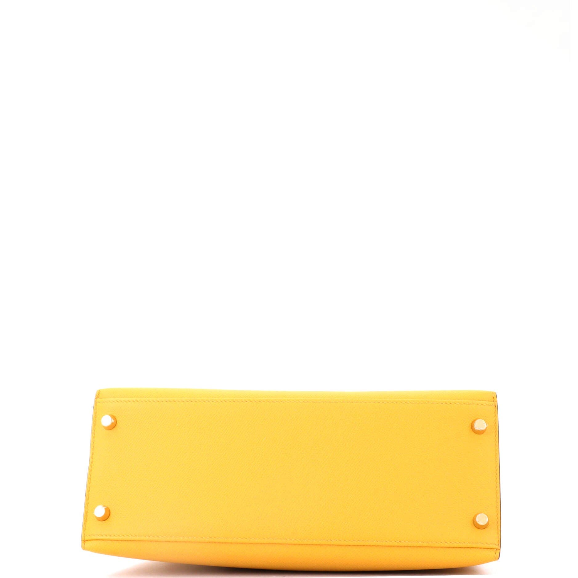 Kelly Handbag Yellow Epsom with Gold Hardware 28, Alternate, color, Yellow