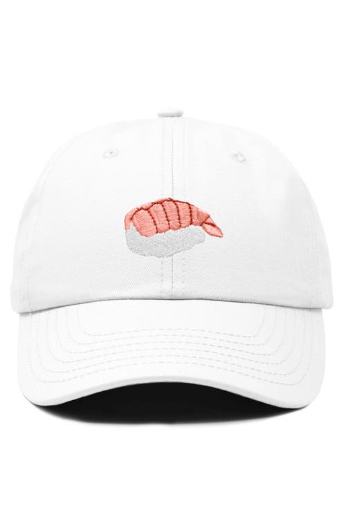 DALIX DALIX SHRIMP SUSHI EMBROIDERED DAD CAP 