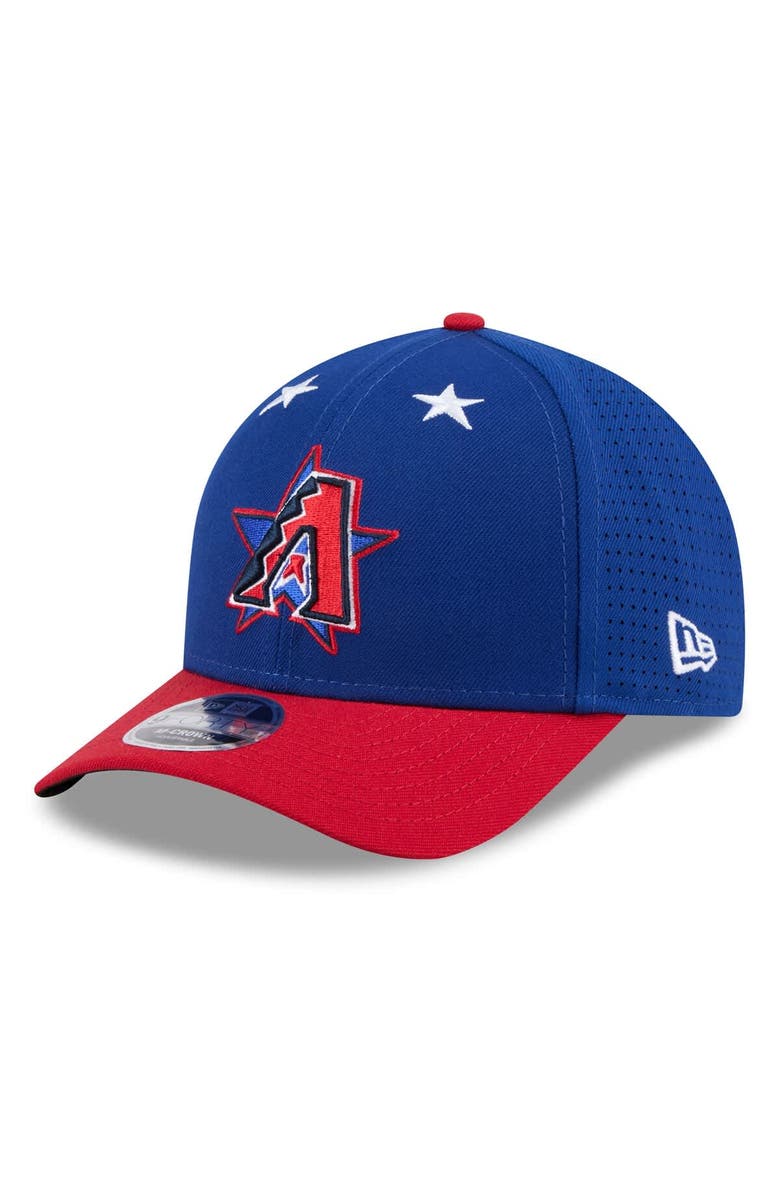 New Era Men's New Era Blue/Red  Arizona Diamondbacks 2025 MLB All-Star Game Workout 9FORTY M-Crown Adjustable Hat, Alternate, color, Blue