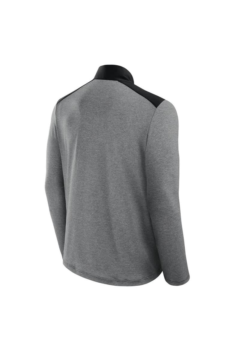 Unisex Fanatics Black/Heather Gray Kansas City Chiefs Front Office Tonal Full-Zip Jacket, Alternate, color, Black