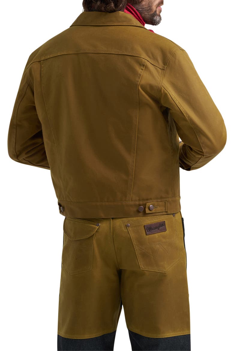 Filson X Wrangler Adventure Waxed Cotton Duck Canvas Jacket, Alternate, color, TAN