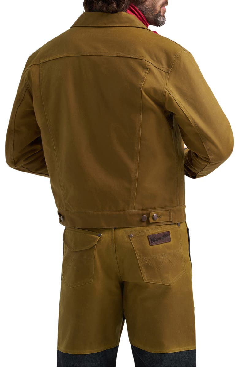 Wrangler Filson X Wrangler Adventure Waxed Cotton Duck Canvas Jacket, Alternate, color, Tan