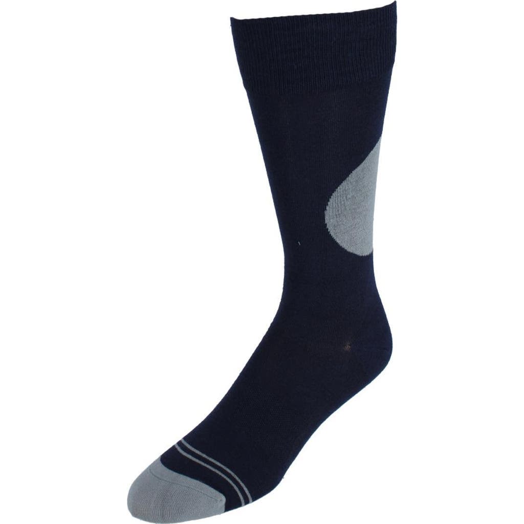 Dead Soxy Circle Patch Mid-calf Premium Novelty Dress Socks