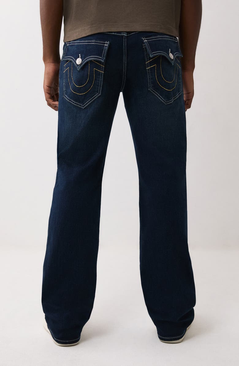 True Religion Billy Flap Relaxed Bootcut Jeans, Alternate, color, Dark Mountainside