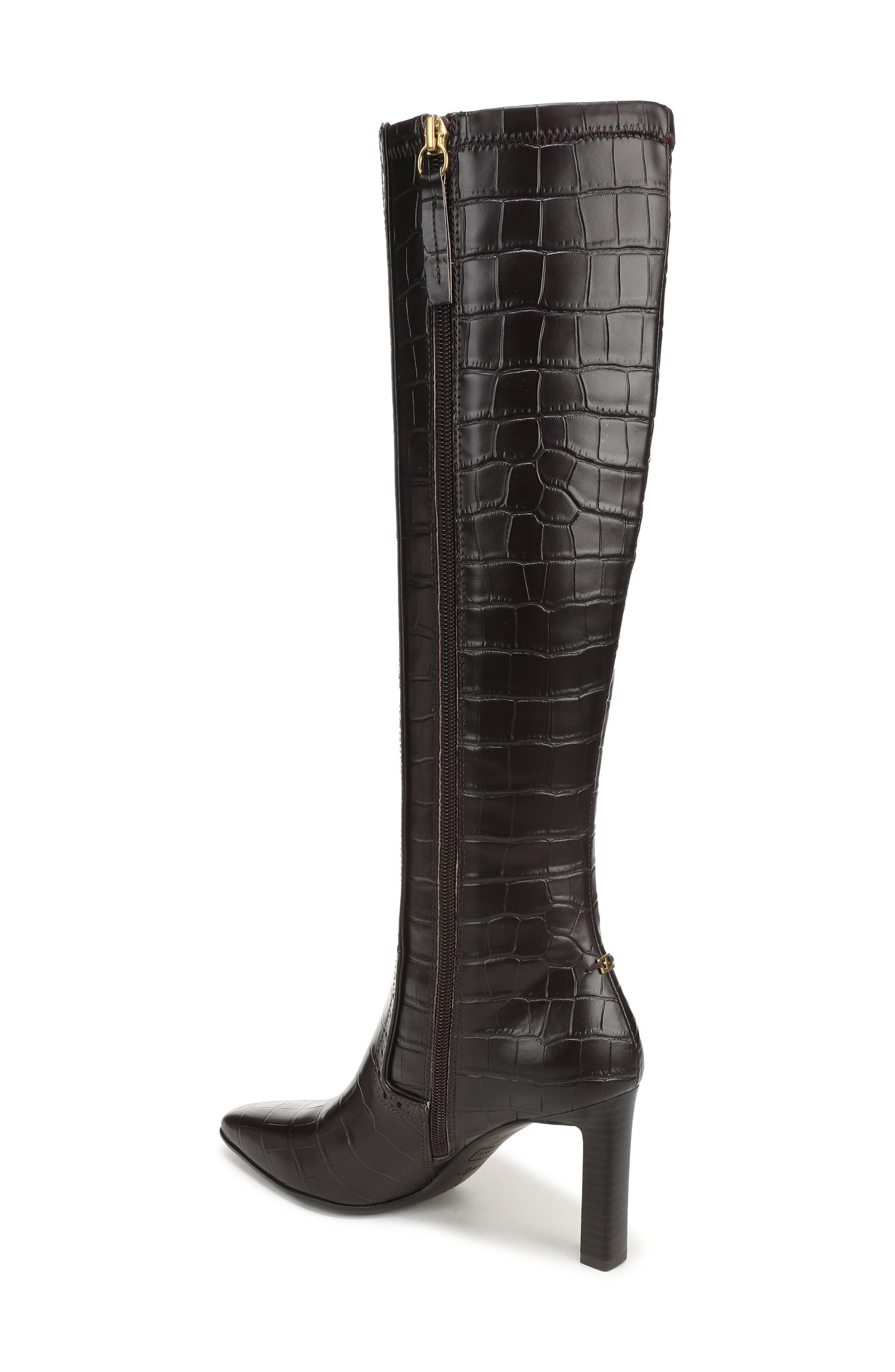 Damiana Knee High Boot, Alternate, color, BROWN