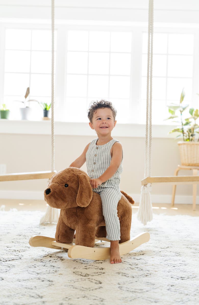 SARANONI Stuffed Animal Rocker, Alternate, color, Brown
