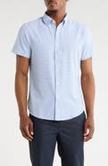 DENIM AND FLOWER Dot Print Button-Down Shirt