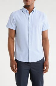DENIM AND FLOWER Dot Print Button-Down Shirt