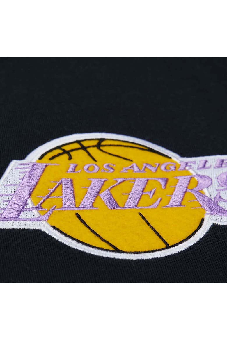 Men's Mitchell & Ness Shaquille O'Neal Black Los Angeles Lakers Hardwood Classics NBA Legends T-Shirt, Alternate, color, Black