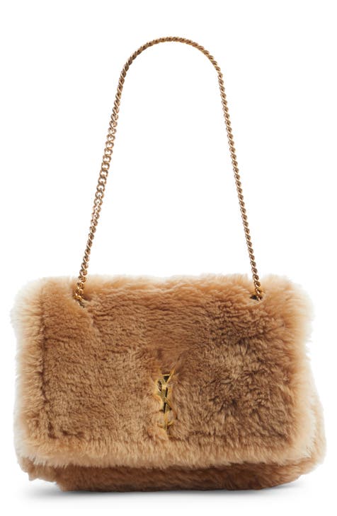 Fur on sale Designer Shearling Bag (Medium size)