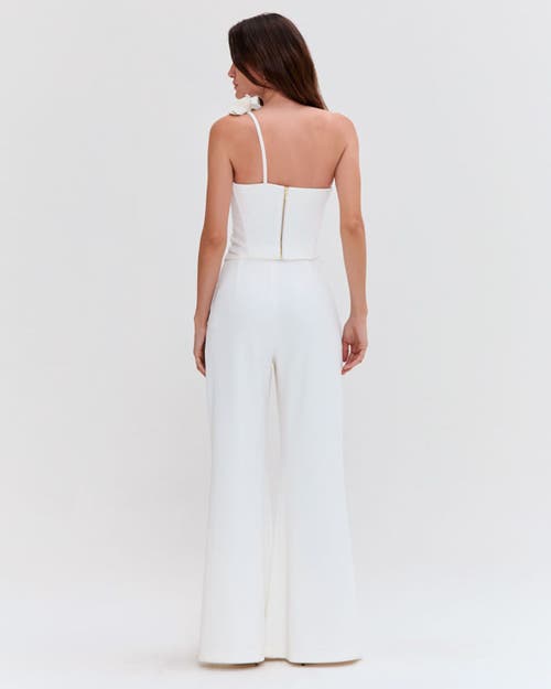Patbo Merian Knit Pant In Off White