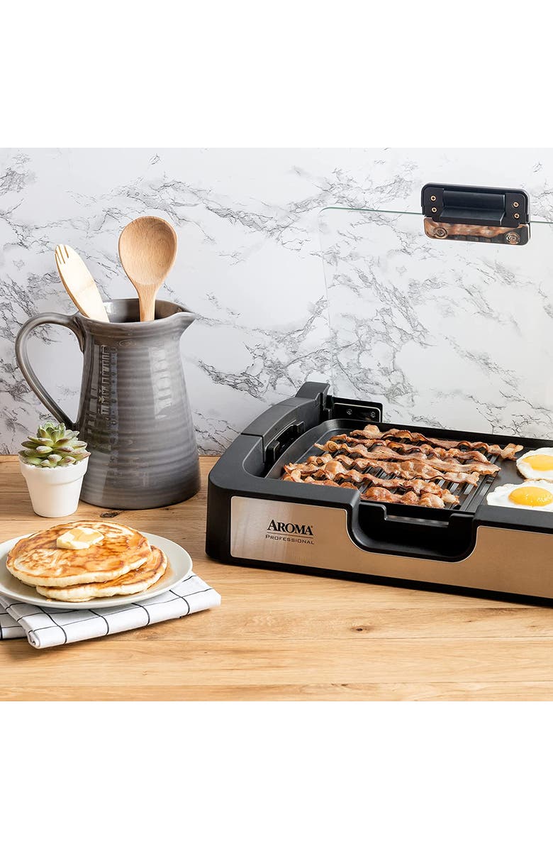 AROMA Housewares AHG-2620 Smokeless Indoor, Alternate, color, Black