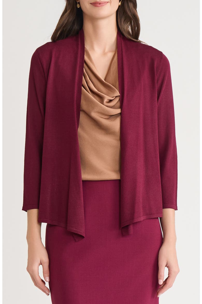 Open Front Cardigan, Main, color, SHIRAZ