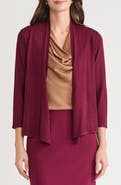 KASPER Open Front Cardigan