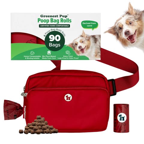 Walk Star Kit 3-in-1 Dog Walk Bag plus Matching 90 Refill Dog Poop Bags