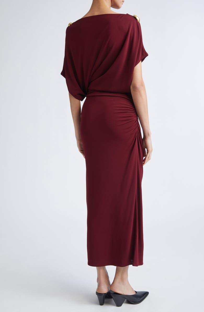 Altuzarra Brina Jersey Dress, Alternate, color, Grenache