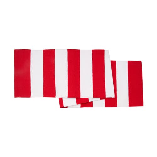 C&F Home Cabana Stripes Runner Collection in Red 