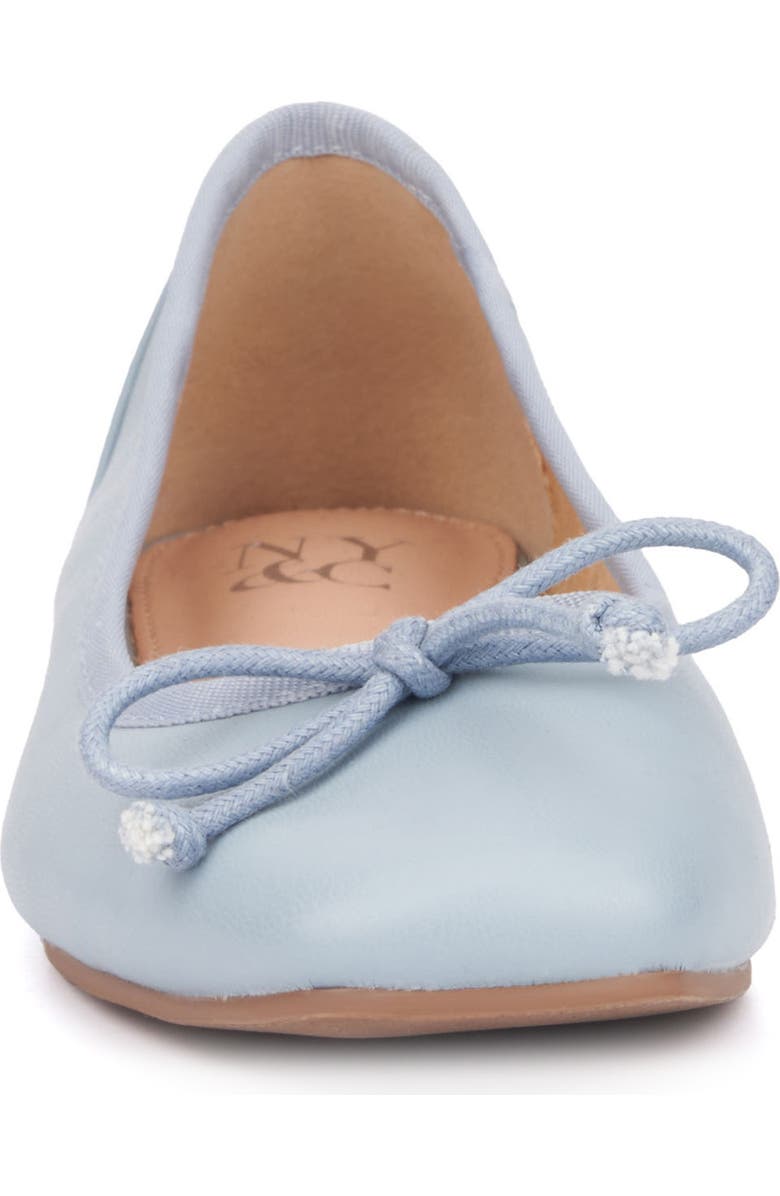 NEW YORK AND COMPANY Paulina Ballet Flat, Alternate, color, Dusty Light Blue