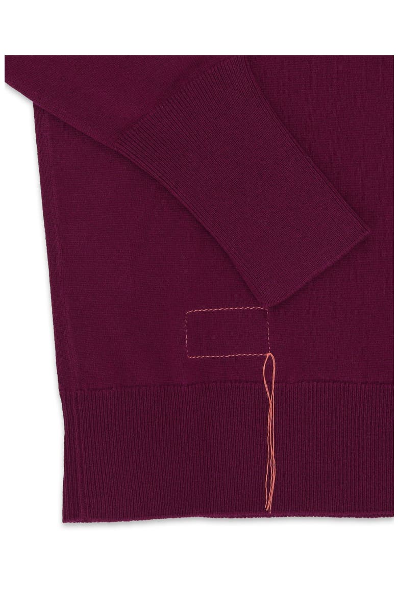 Kenneth Cashmere Polo, Alternate, color, Burgundy