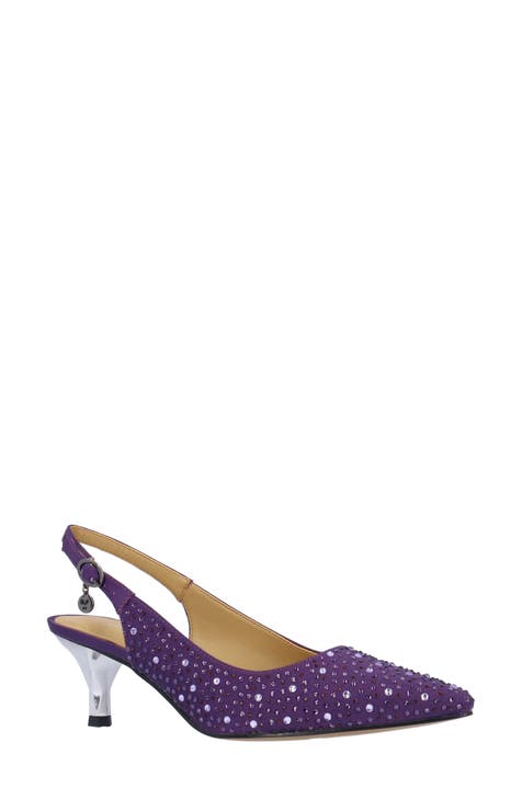 Women s Purple Slingback Heels Nordstrom