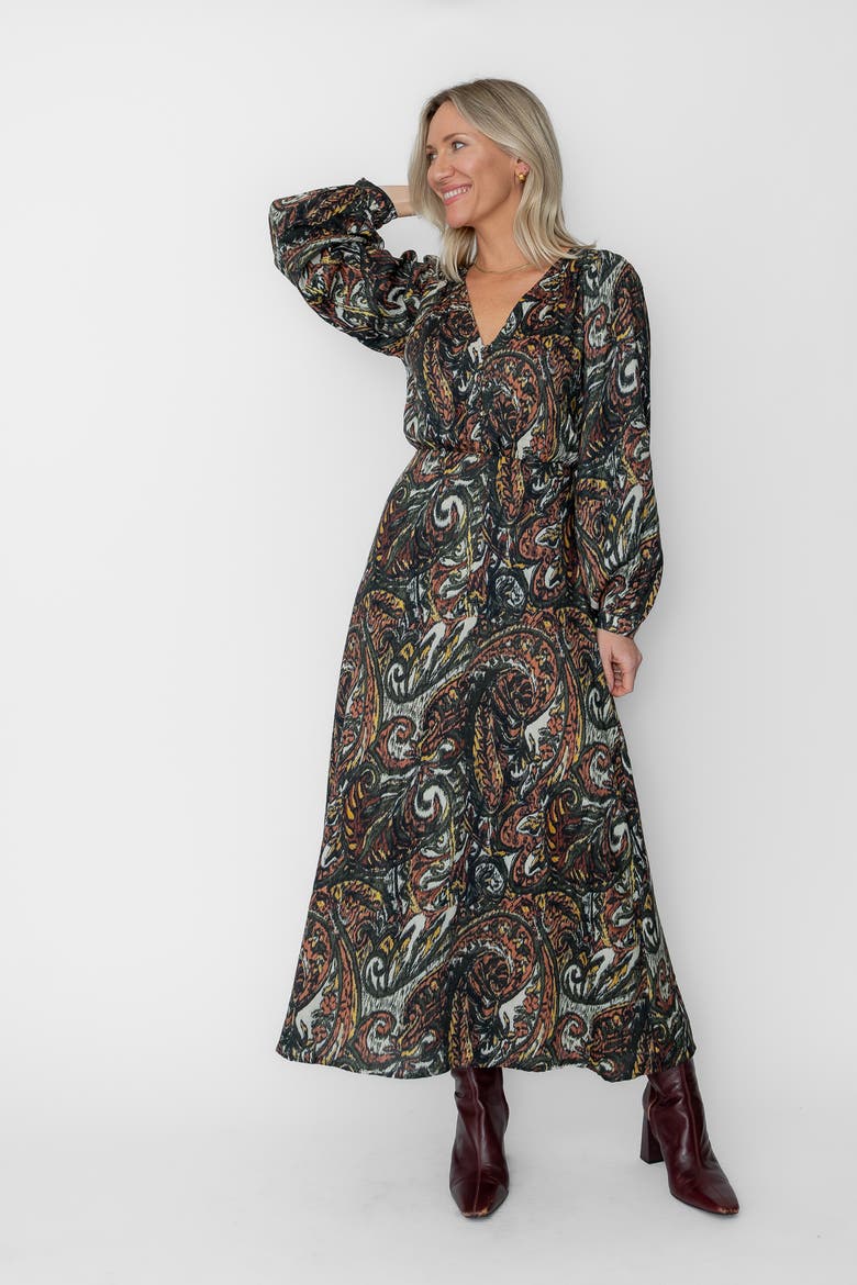 Francoise Ankle Dress, Alternate, color, Green