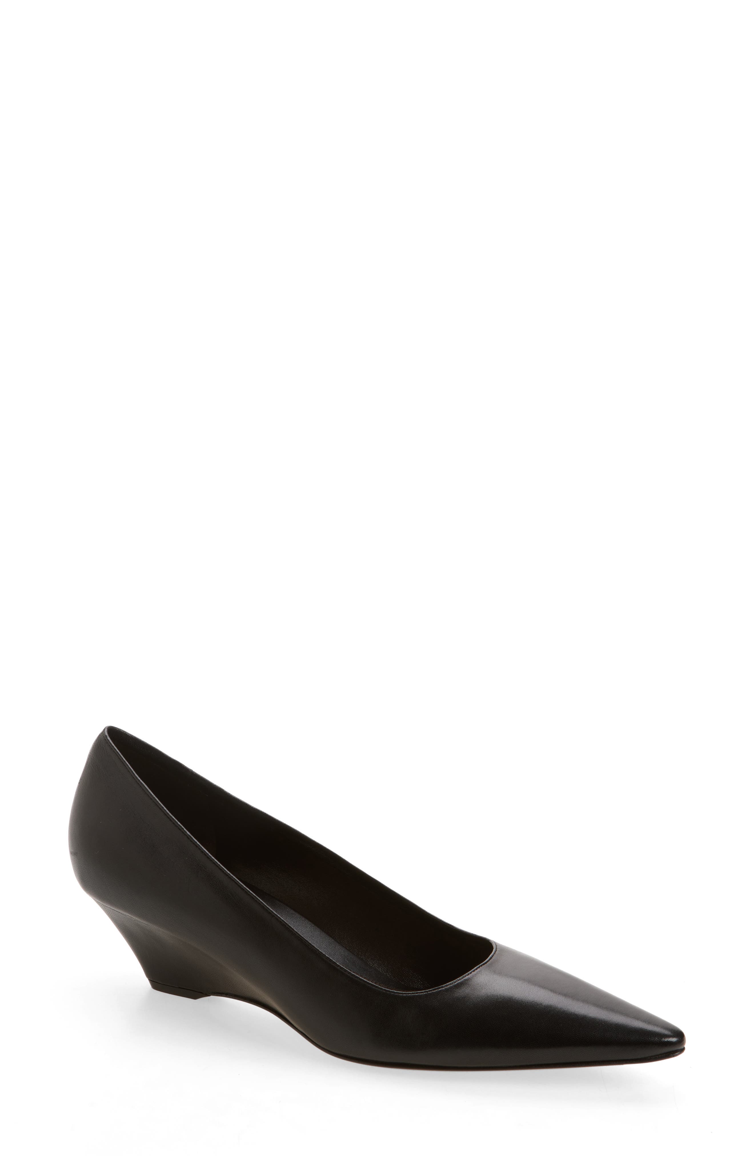 Liisa Wedge Pump, Main, color, BLACK