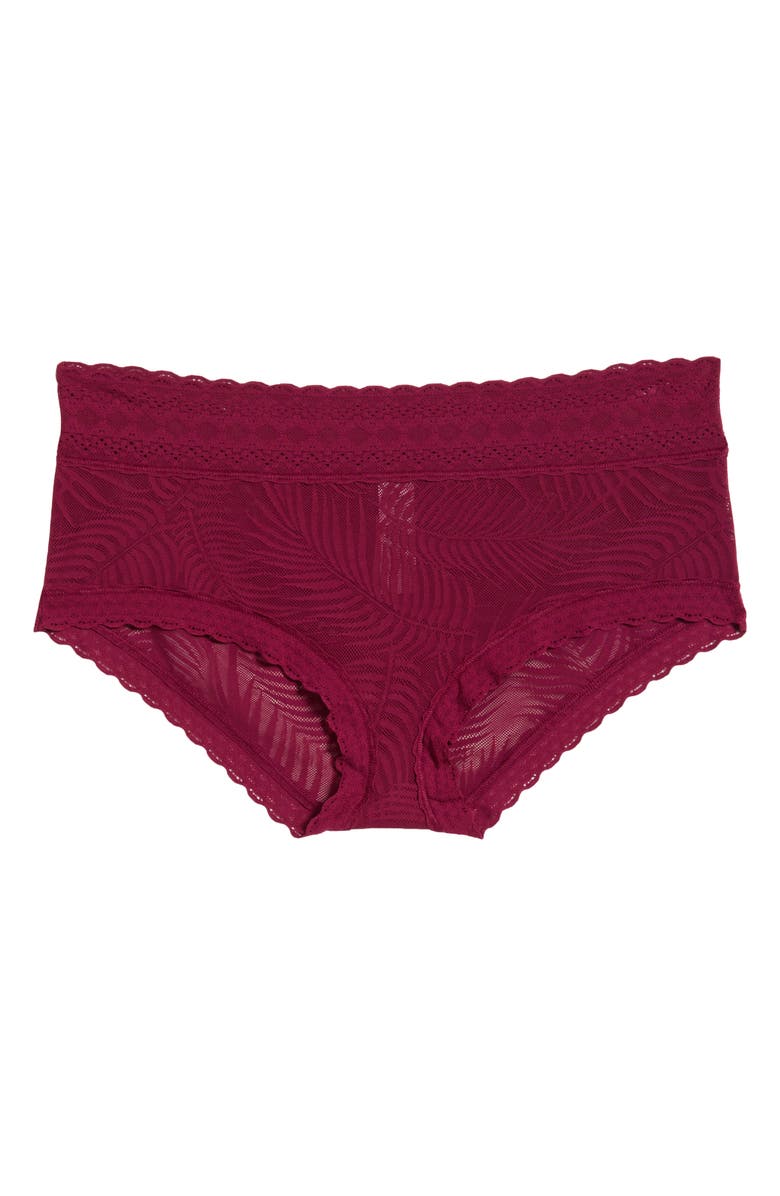 MeUndies Allover Lace Hipster Briefs, Alternate, color, Plum Feather