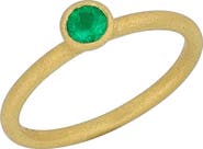 Bony Levy El Mar 18K Gold Emerald Stackable Ring