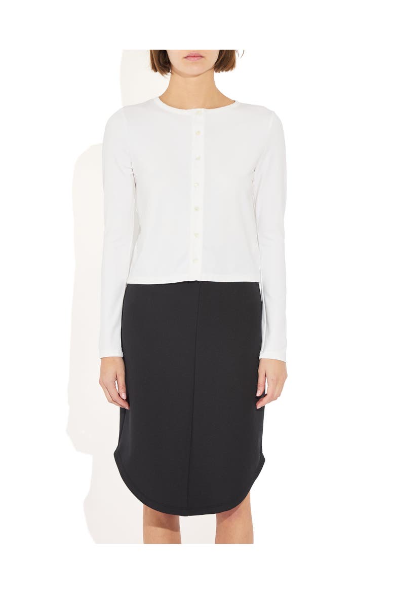 Arely Cardigan, Alternate, color, Vanilla