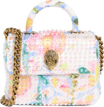 Micro Kensington Faux Leather Crossbody Bag