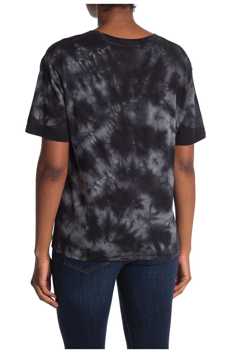 Double Zero Tie Dye Scoop Neck Tee, Alternate, color, 