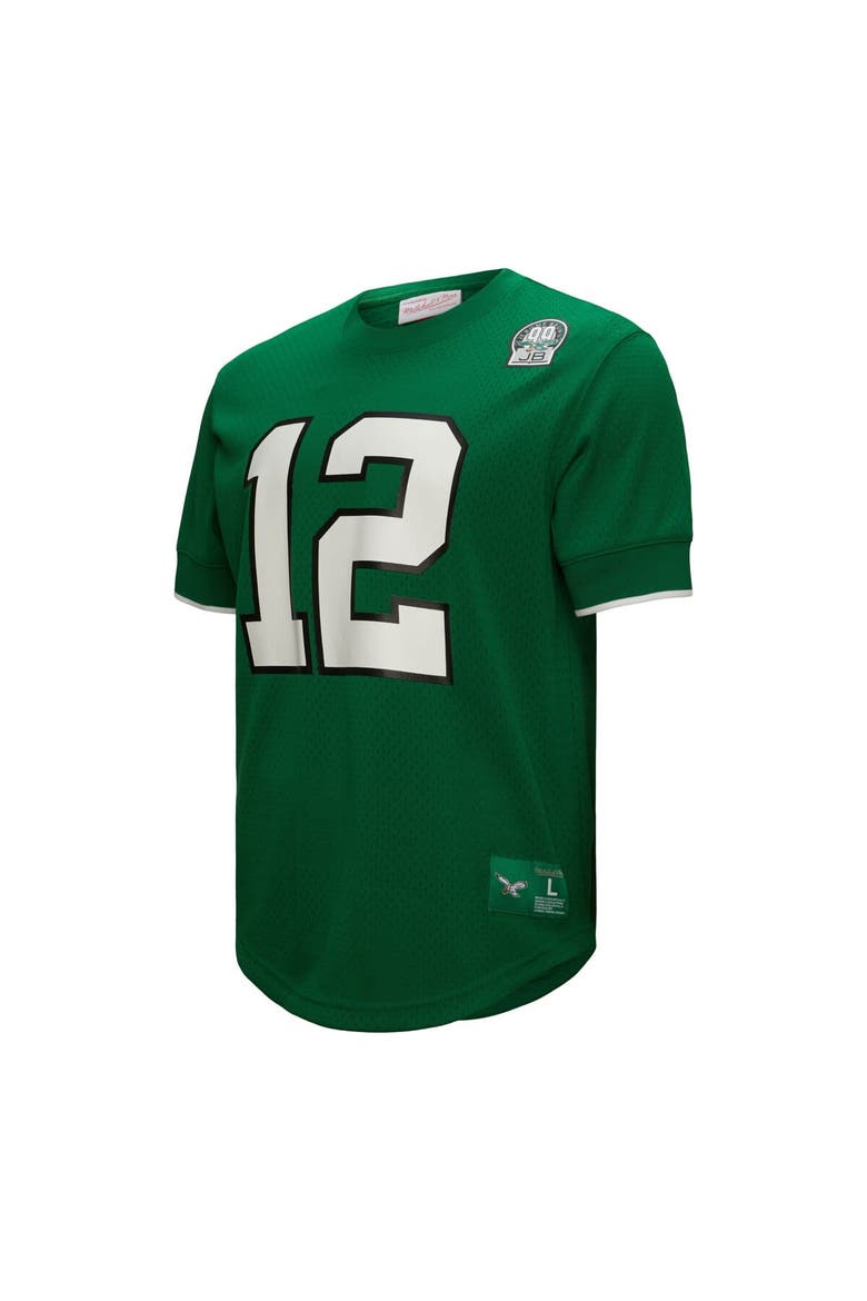Men's Mitchell & Ness Randall Cunningham Kelly Green Philadelphia Eagles Retired Player Name & Number Mesh Top, Alternate, color, Kelly Green