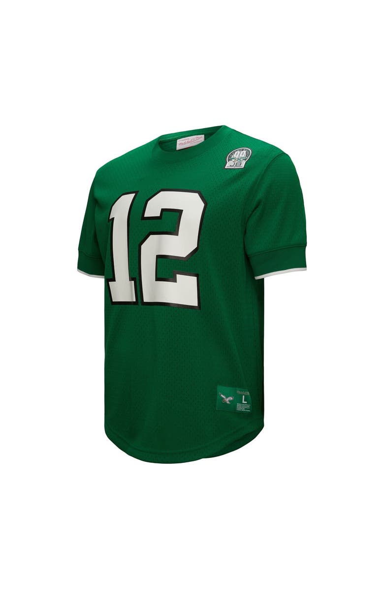 Mitchell & Ness Men's Mitchell & Ness Randall Cunningham Kelly Green Philadelphia Eagles Retired Player Name & Number Mesh Top, Alternate, color, Kelly Green