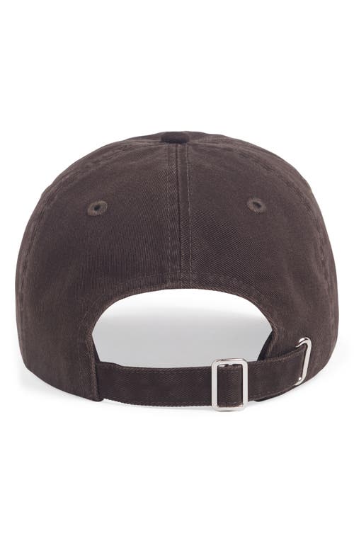 Favorite Daughter Classic Logo Cotton Twill Baseball Cap In Brown