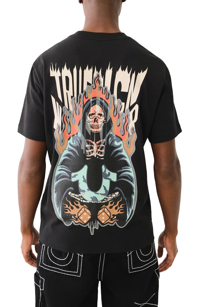 True Religion Reaper Graphic T-Shirt, Alternate, color,