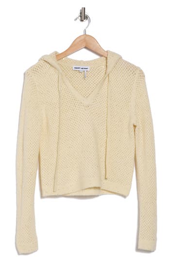 DKNY JEANS DKNY JEANS SEQUIN MESH HOODIE 