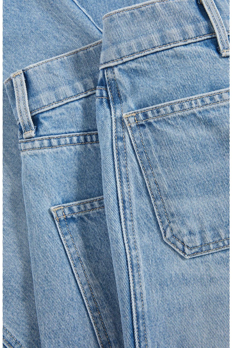 Taylor High Waist Crop Wide Leg Jeans, Alternate, color, BIG SPLASH