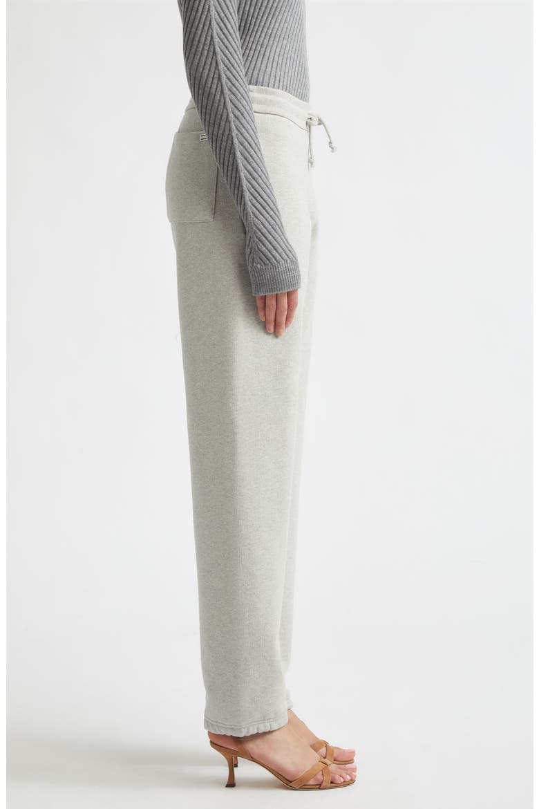 Logo Embroidered Organic Cotton Joggers, Alternate, color, GREY MARL